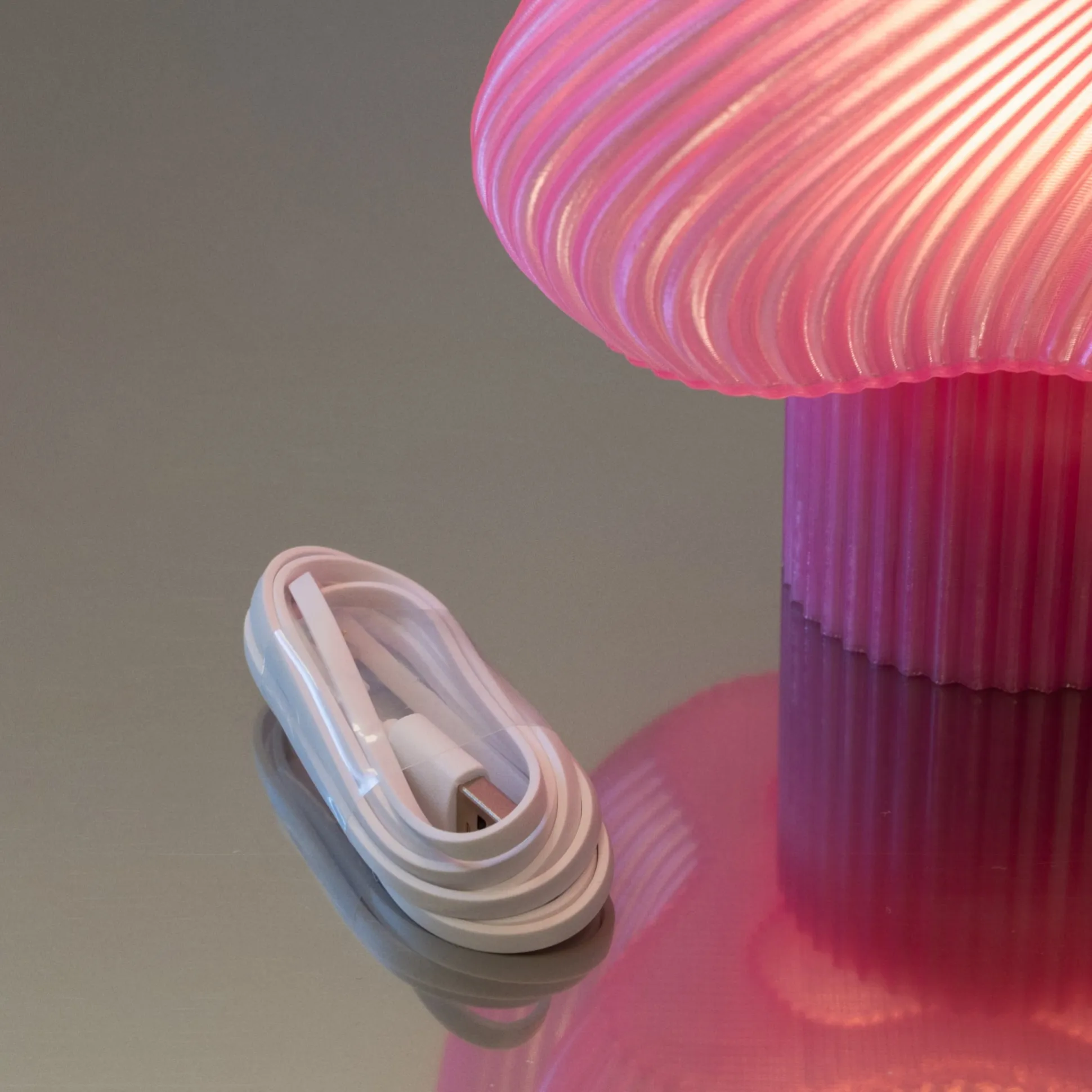 Soft Serve 3D-Printed Lamp