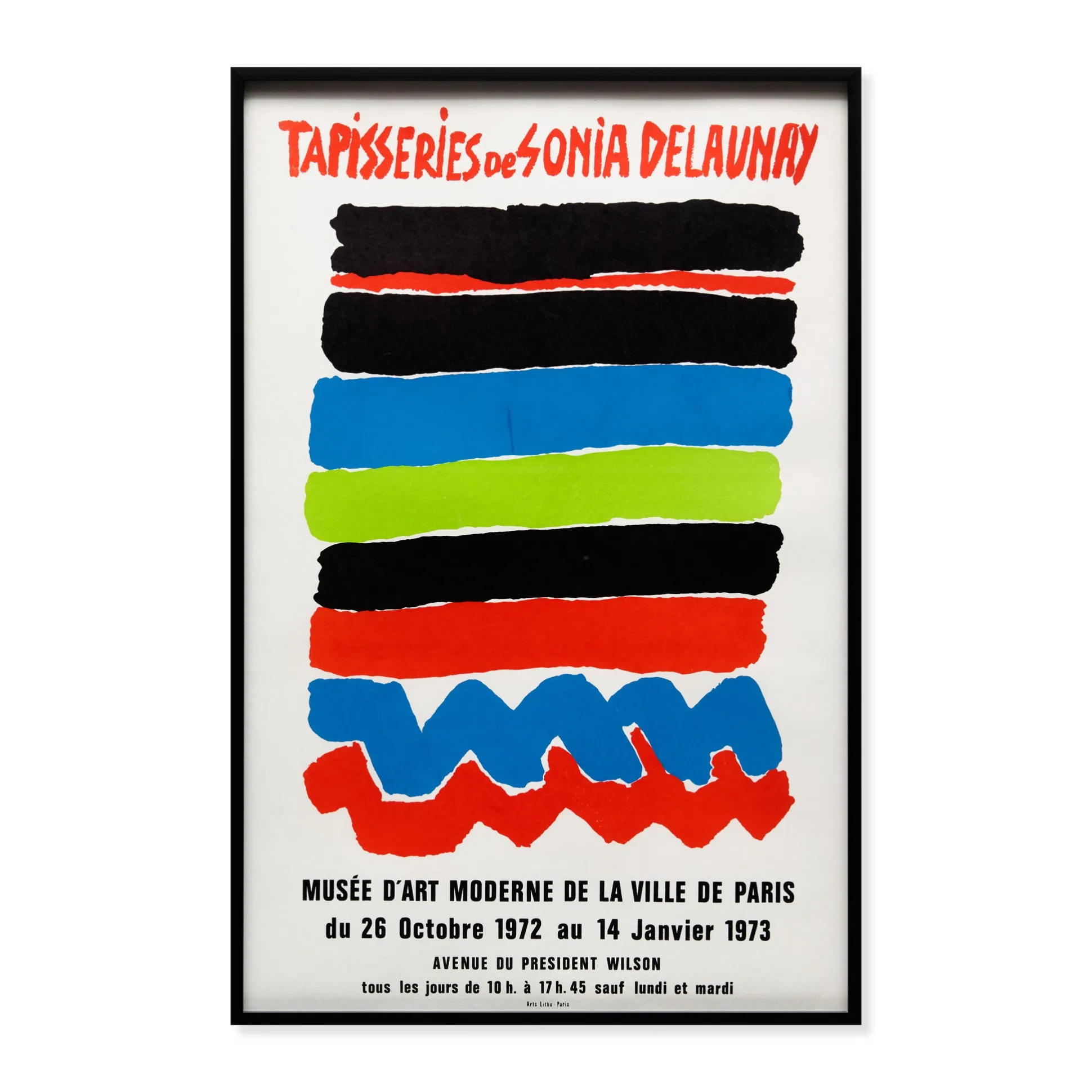 Sonia Delaunay Tapisseries de Sonia Delaunay Framed Poster