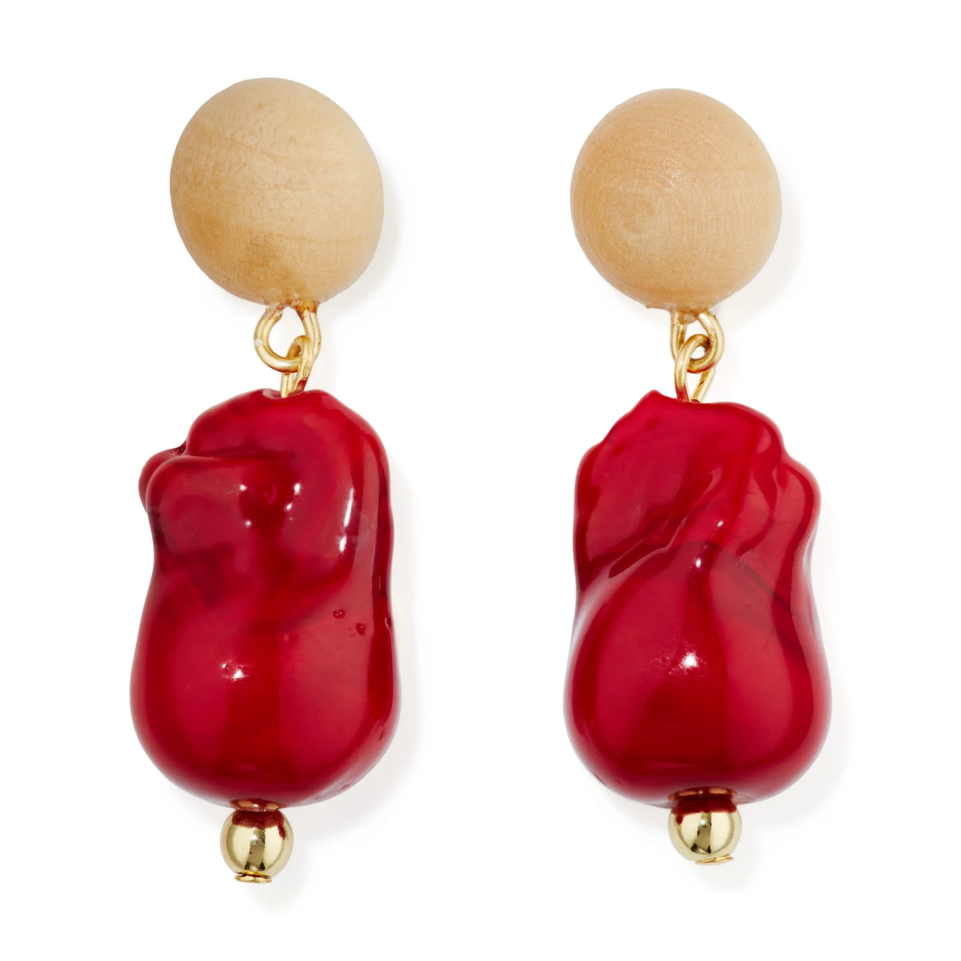 Sophie Monet Scarlet Earrings