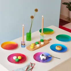 Spectrum Dinnerware - Dessert Plates S/6