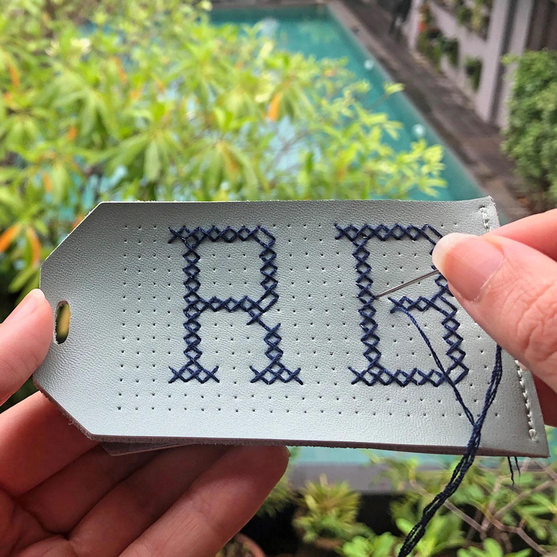 Stitch Your Luggage Tag DIY Kit