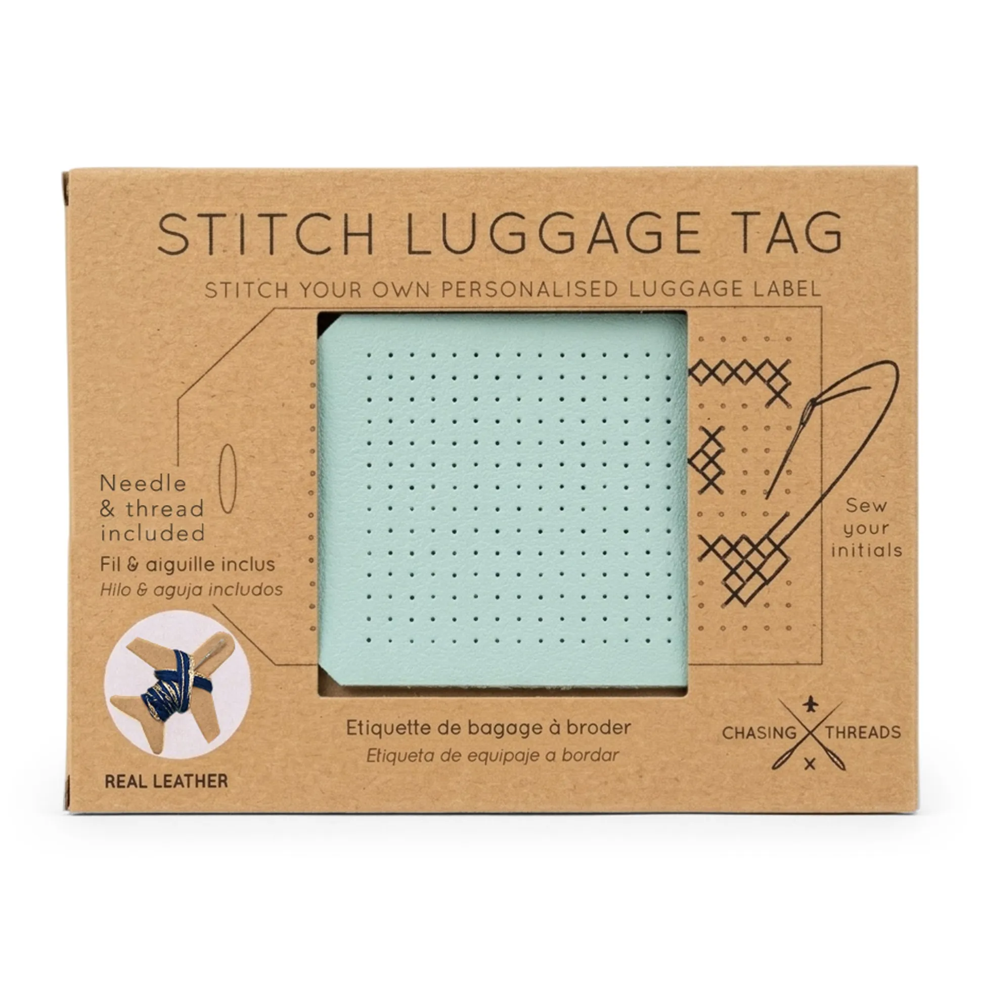 Stitch Your Luggage Tag DIY Kit