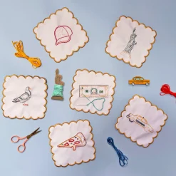 Stitch Your Own Cocktail Napkins - Set of 6