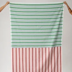 Striped Cotton Tablecloth