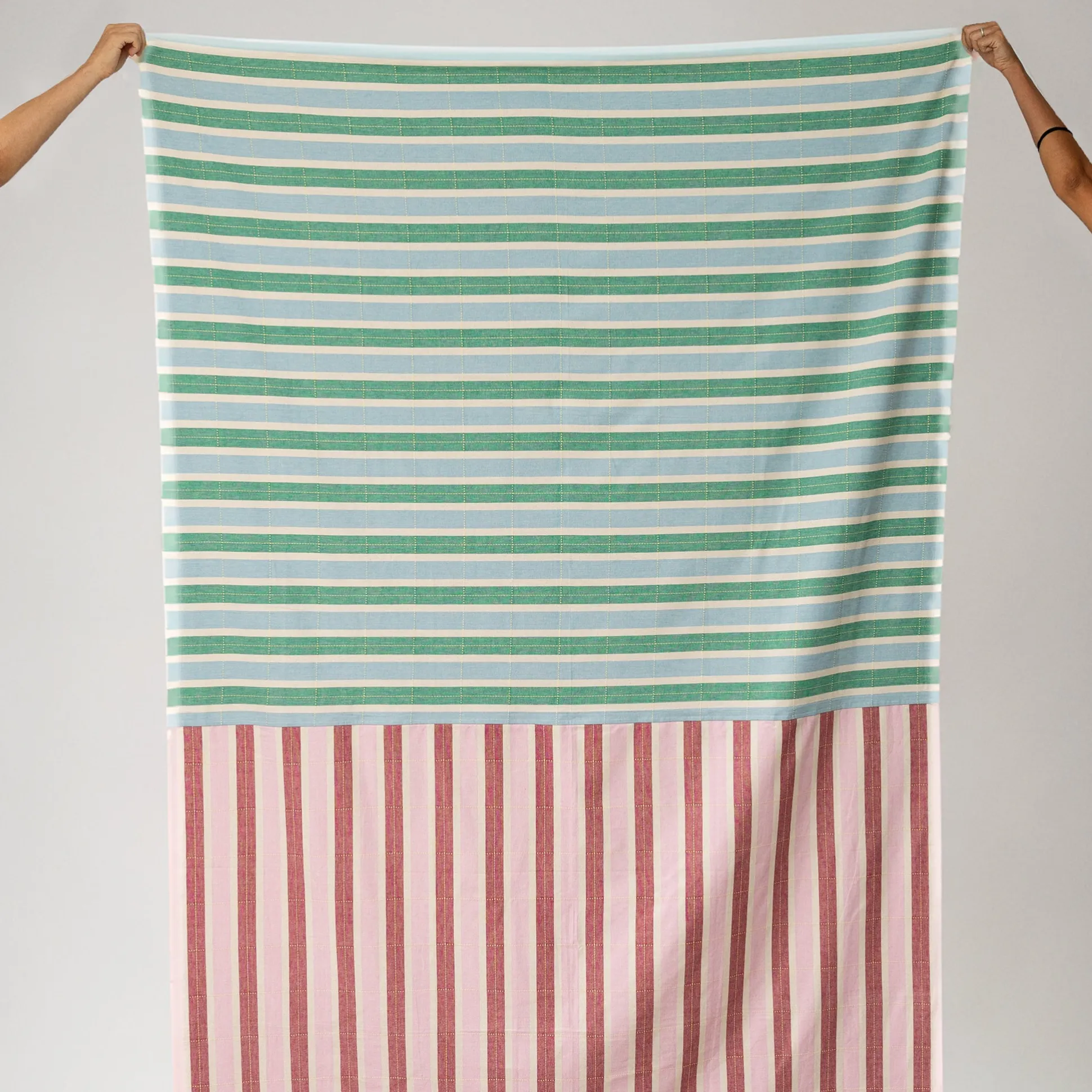 Striped Cotton Tablecloth