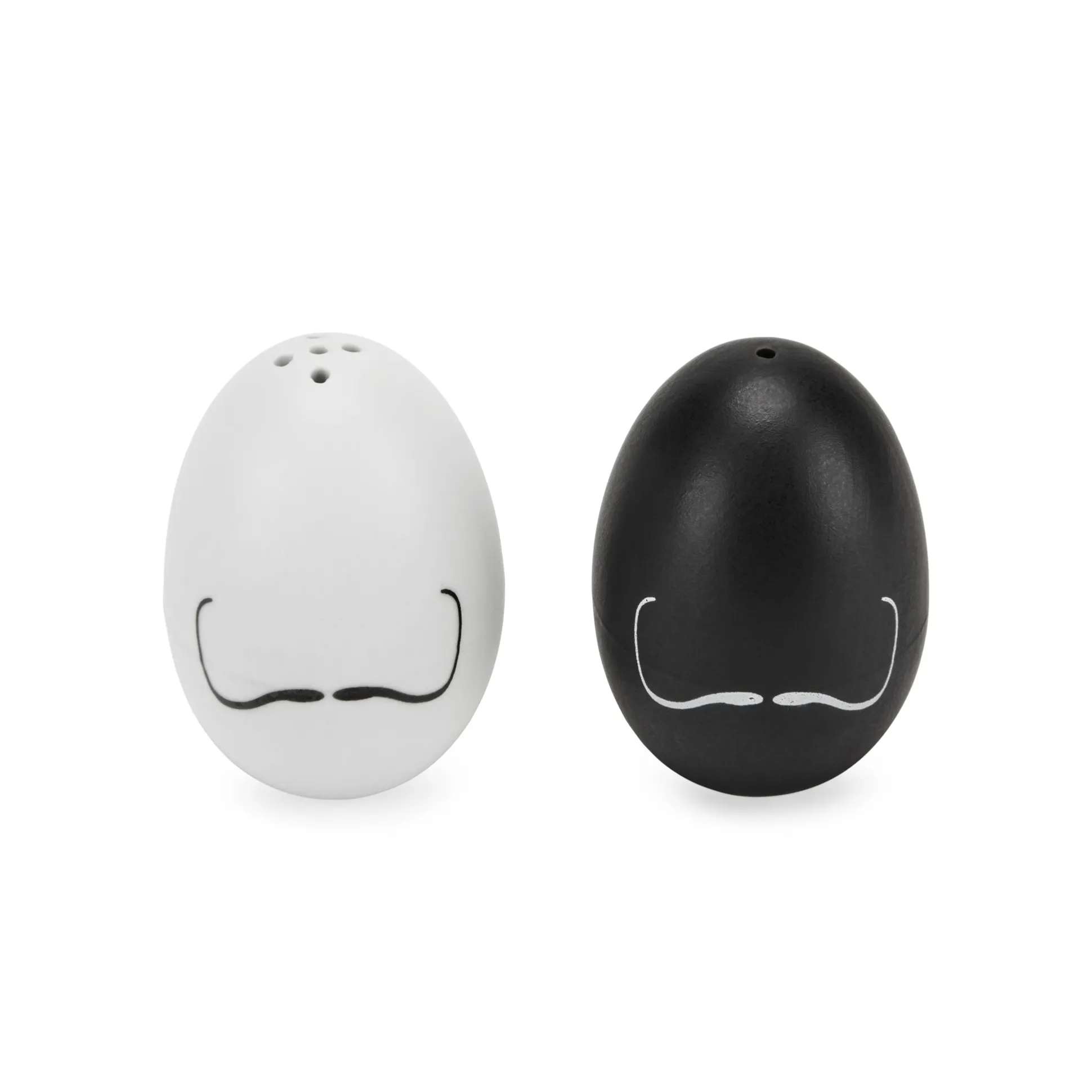 Surrealist Egg Porcelain Salt and Pepper Shakers - Set of 2
