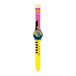 Swatch Neon Flumotions Watch