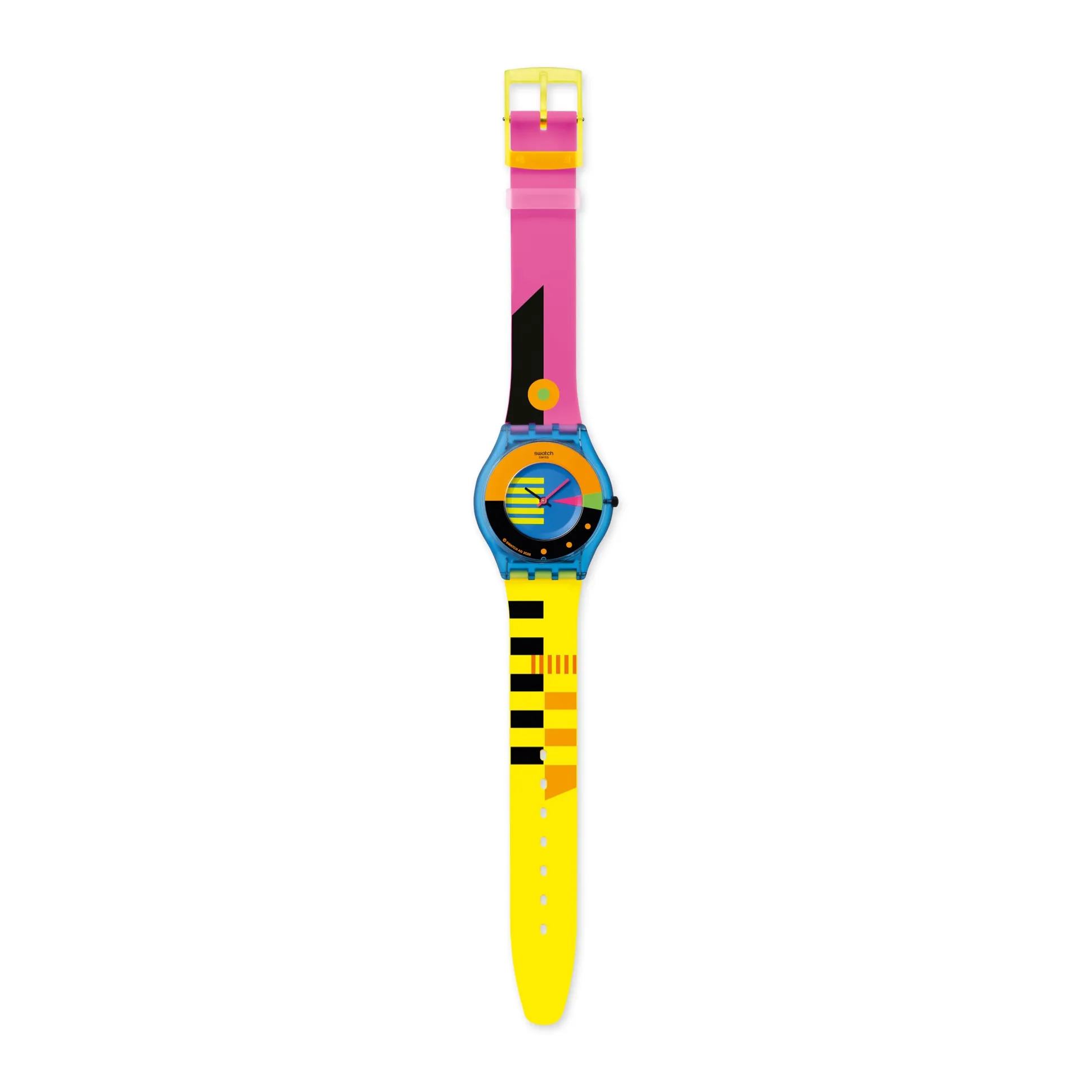Swatch Neon Flumotions Watch