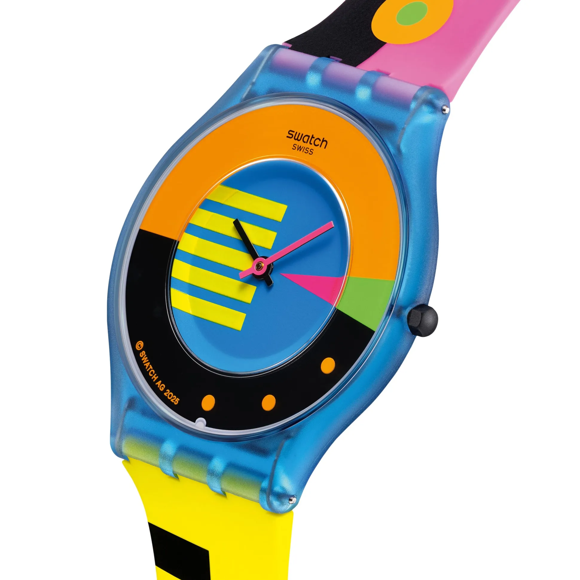 Swatch Neon Flumotions Watch