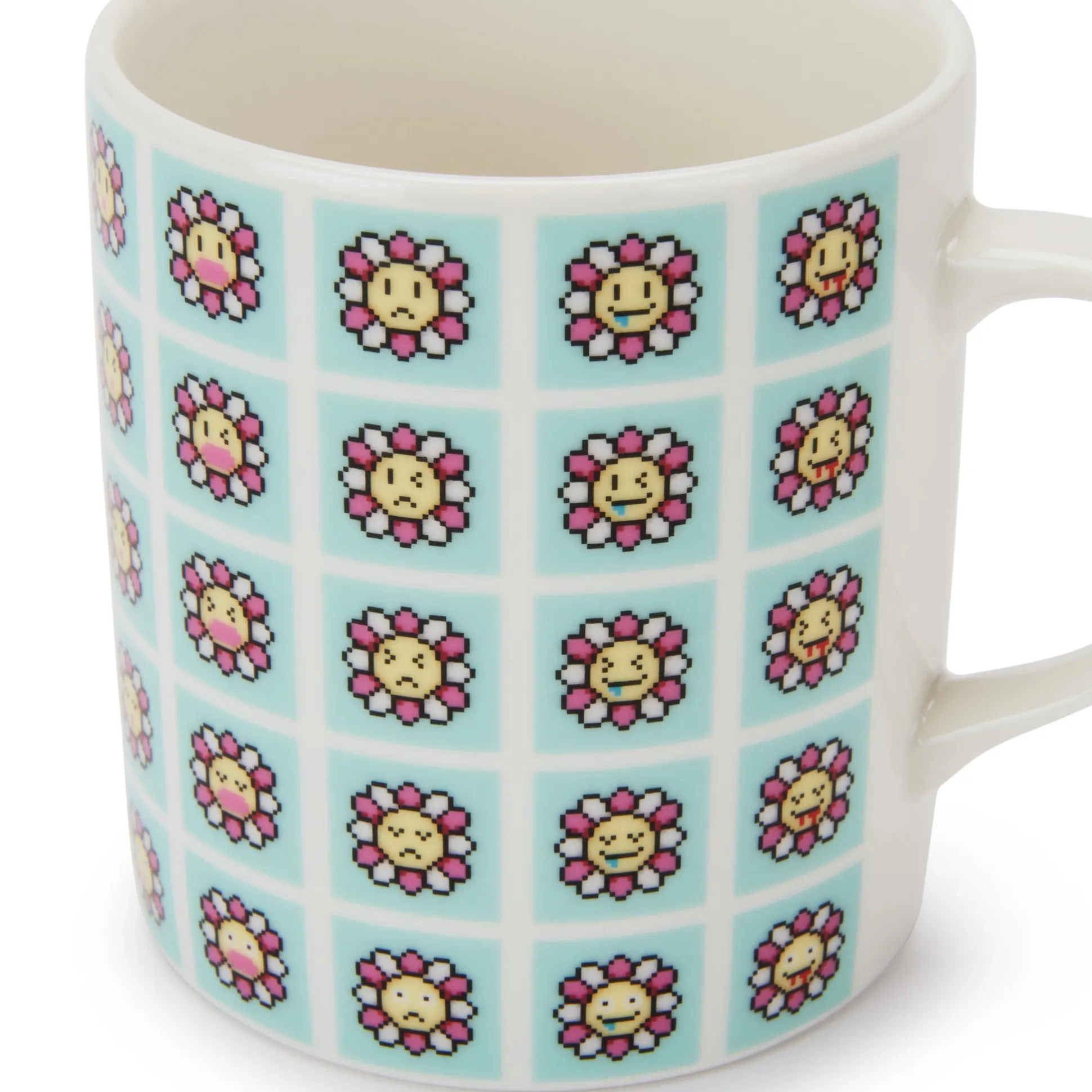 Takashi Murakami Ceramic Flower Mug