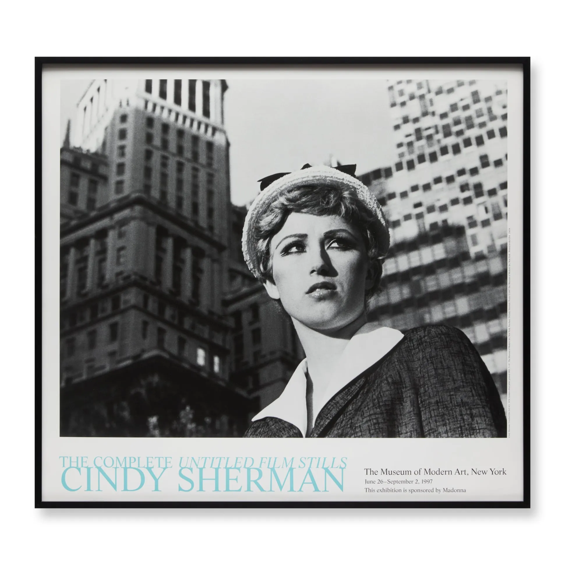The Complete Unititled Film Stills Cindy Sherman Framed Poster