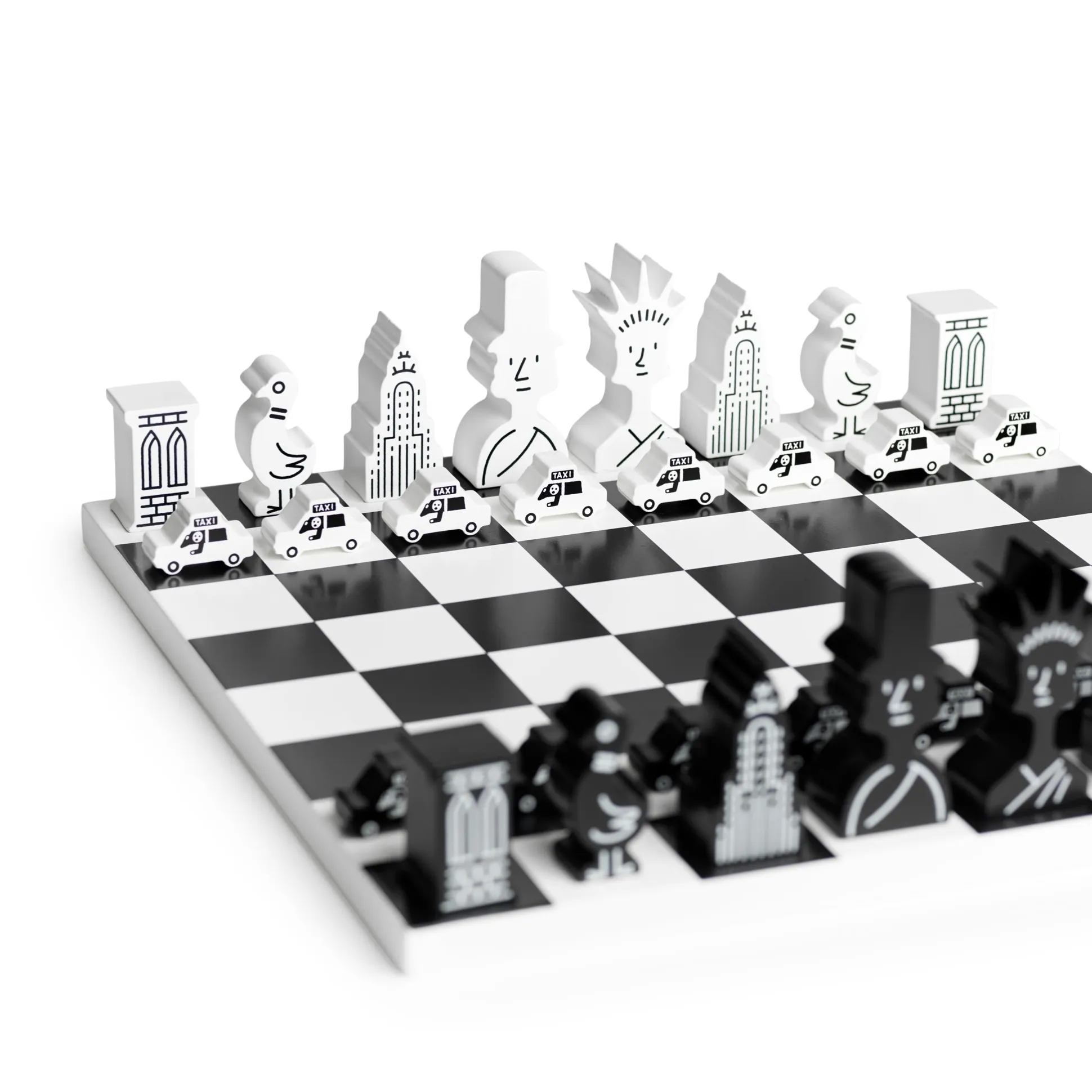 The New Yorker Magazine Chess Set