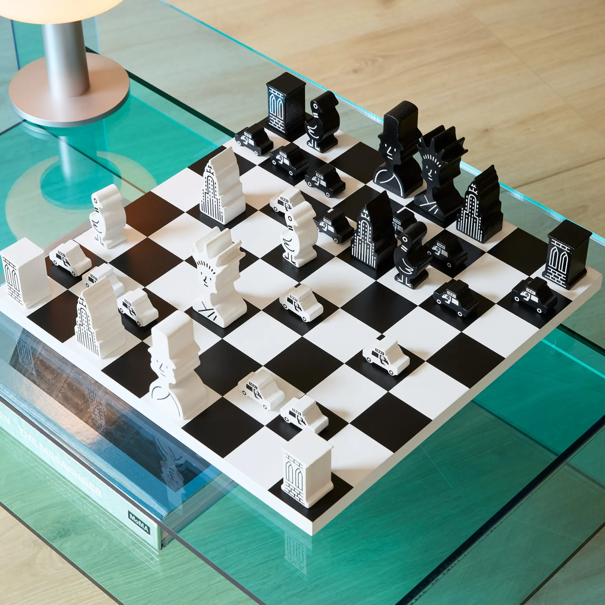 The New Yorker Magazine Chess Set