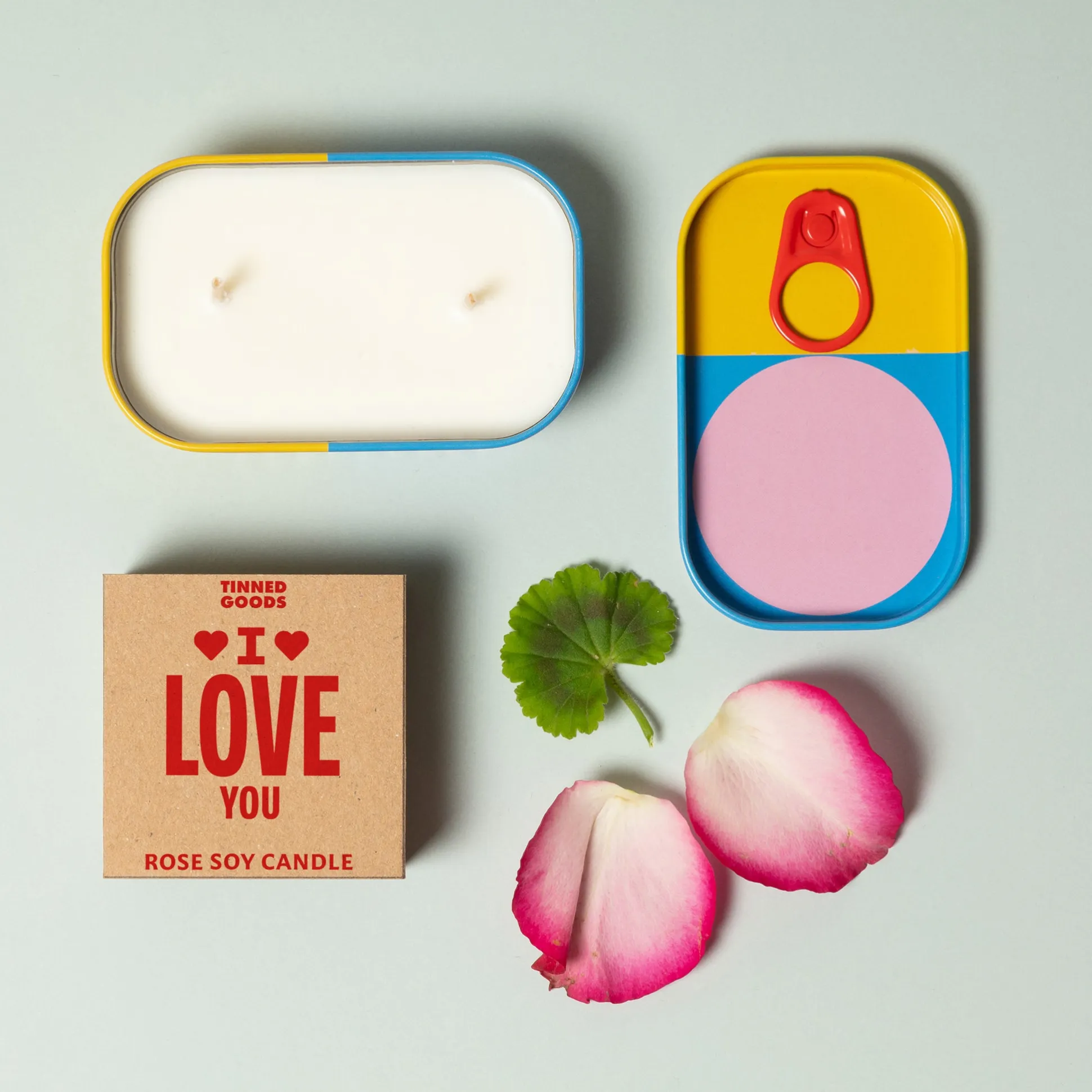 Tin Scented Candle - I Love You
