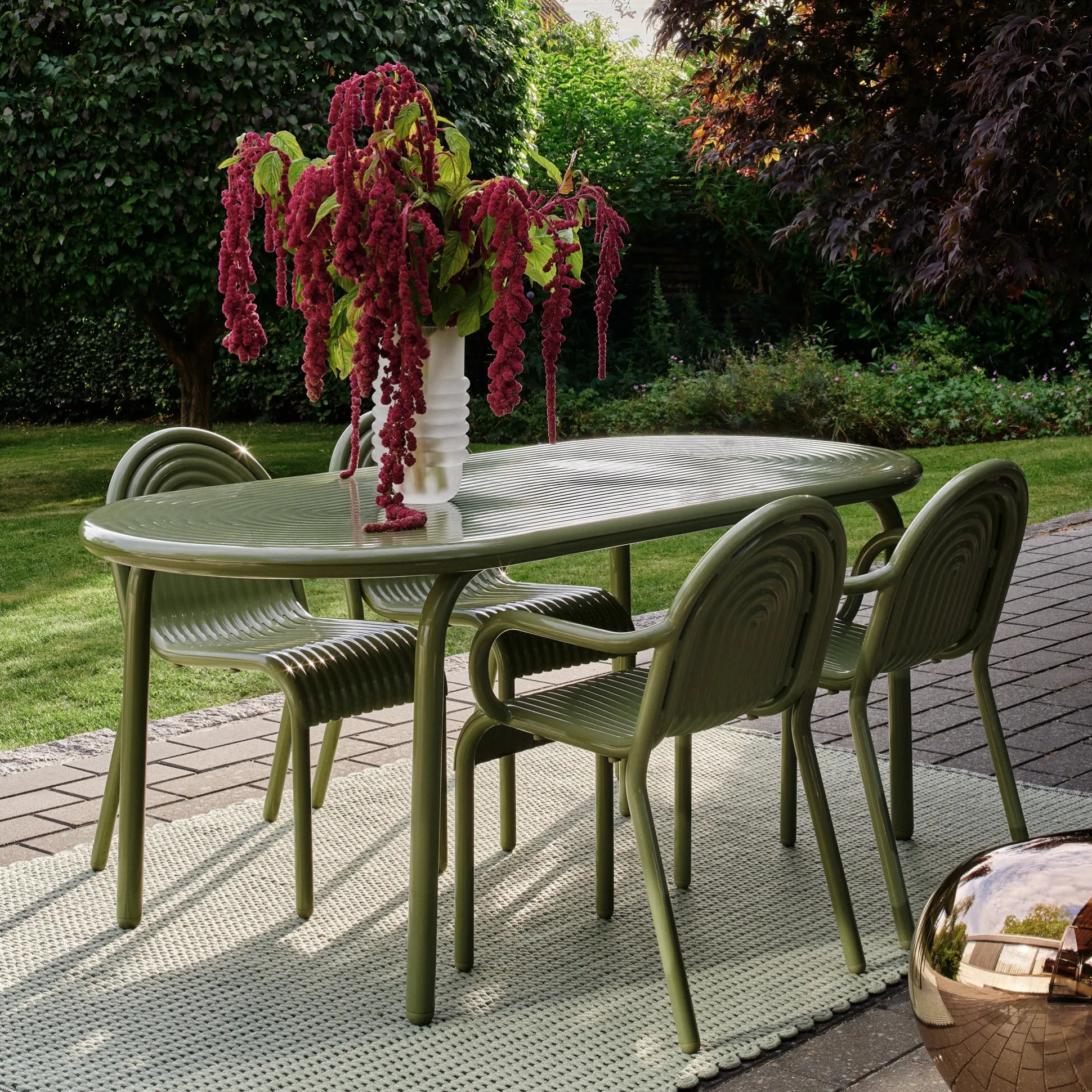 Tom Dixon Groove Obround Outdoor Table