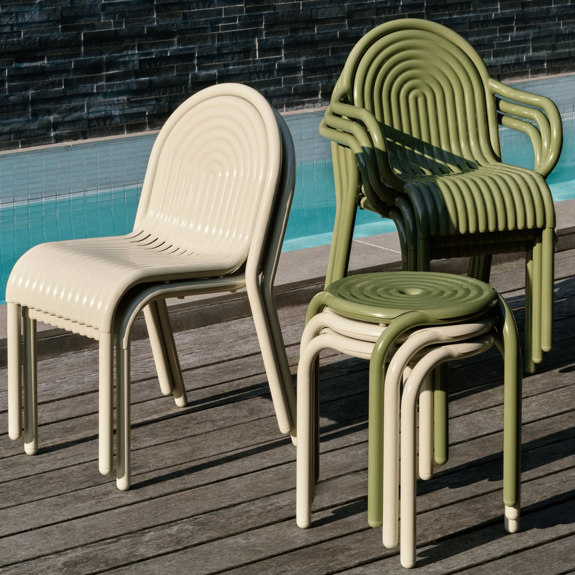 Tom Dixon Groove Outdoor Stacking Armchair