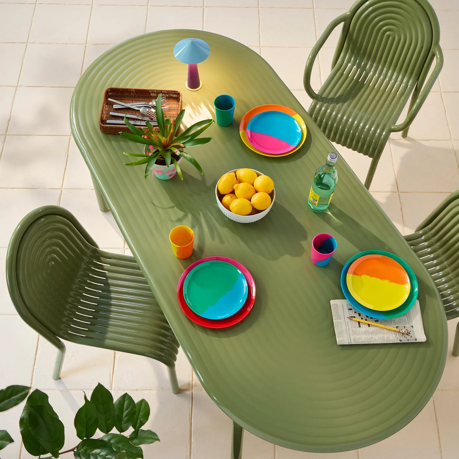 Tom Dixon Groove Outdoor Stacking Side Chair