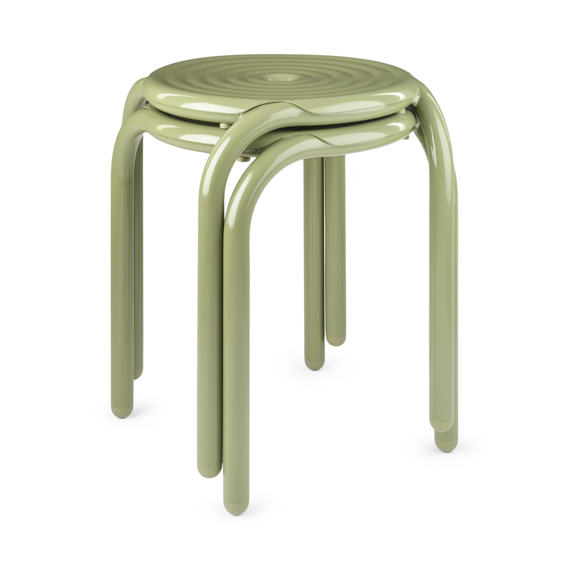 Tom Dixon Groove Stacking Outdoor Stacking Stool