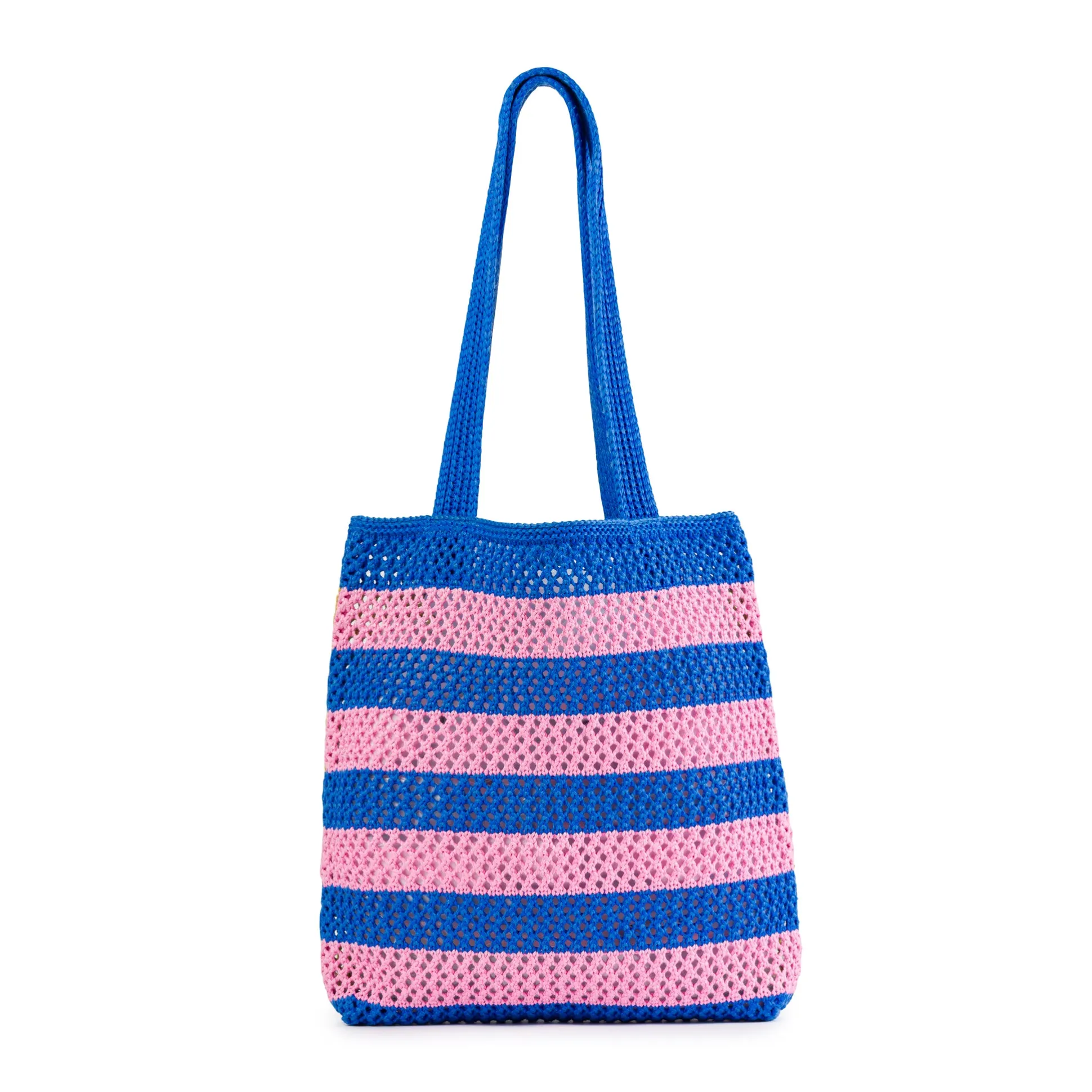 Verloop Striped Raffia Tote Bag