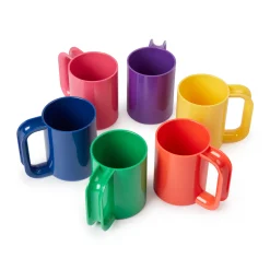 Vignelli Hellerware Rainbow Stacking Dinnerware - Set of 6