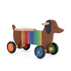 Vilac Dachshund Hot Dog Rider Toy