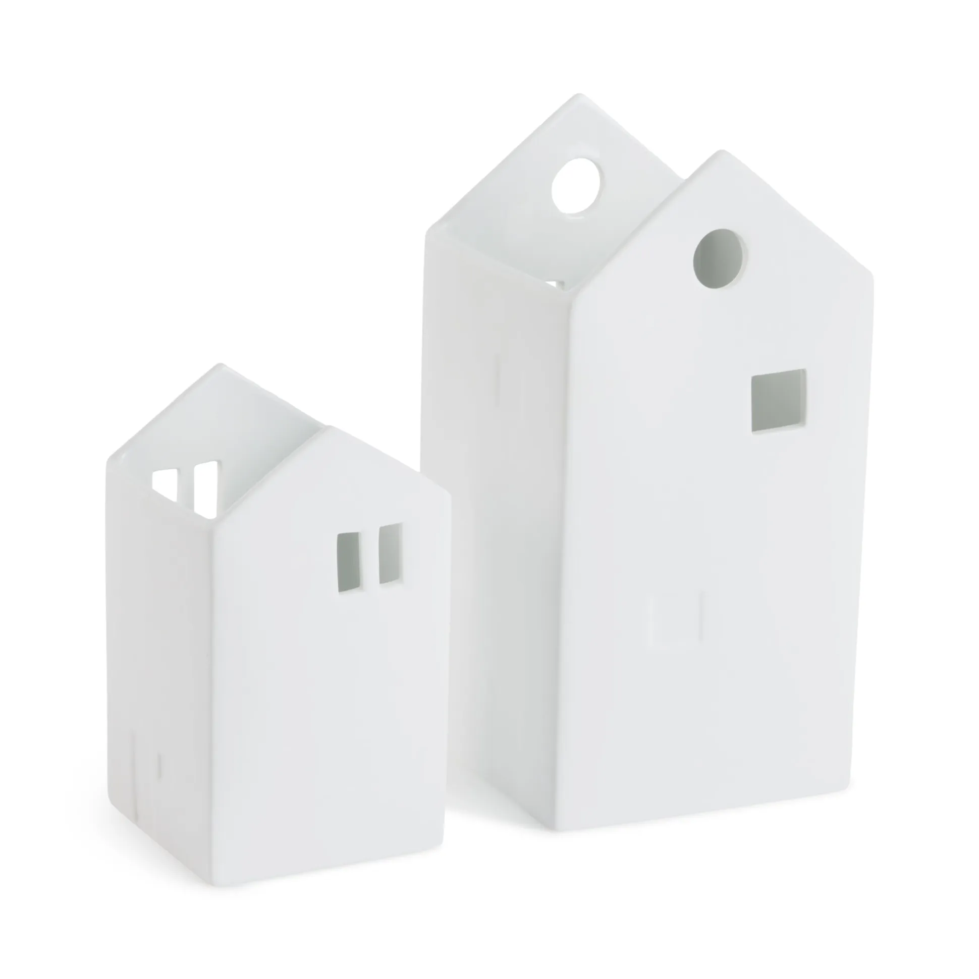 Village House Porcelain Vase - Small