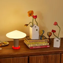 Village House Porcelain Vase - Small