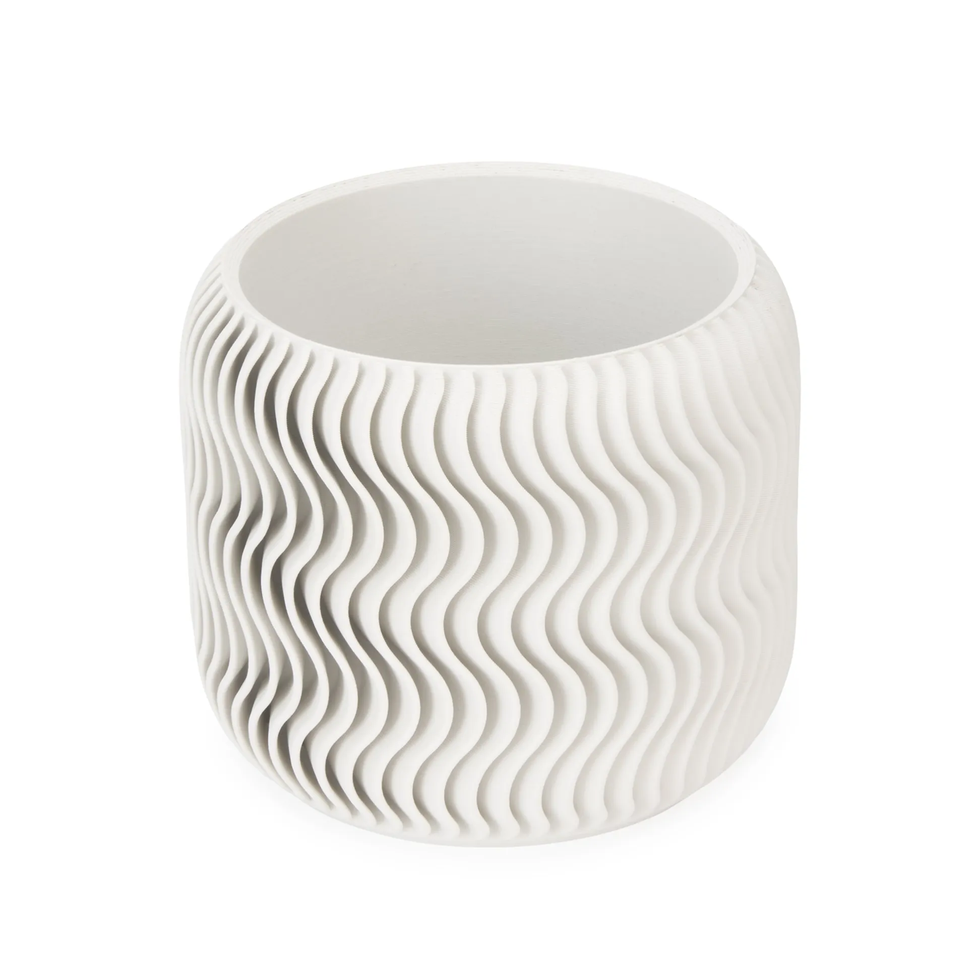 Wavy Pine 3D-Printed Planter