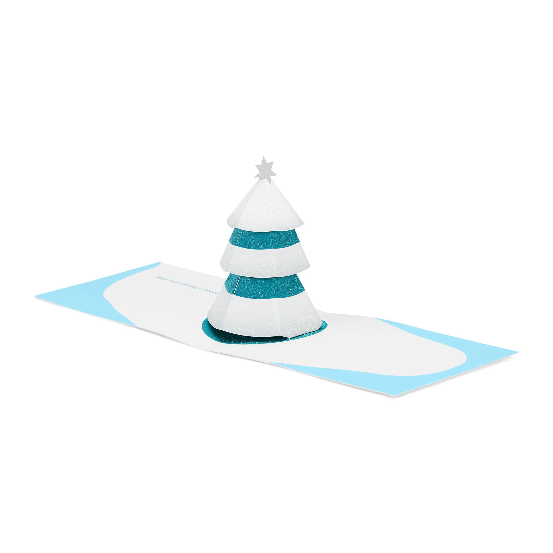 Winter Spruce Holiday Pop-Up Cards - Set of 8