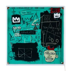 Yellowpop Jean-Michel Basquiat Equals Pi Neon Sign