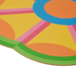 Yinka Ilori Radiant Blooms Recycled Leather Placemats - Set of 4