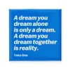 Yoko Ono Dream Quote Magnet